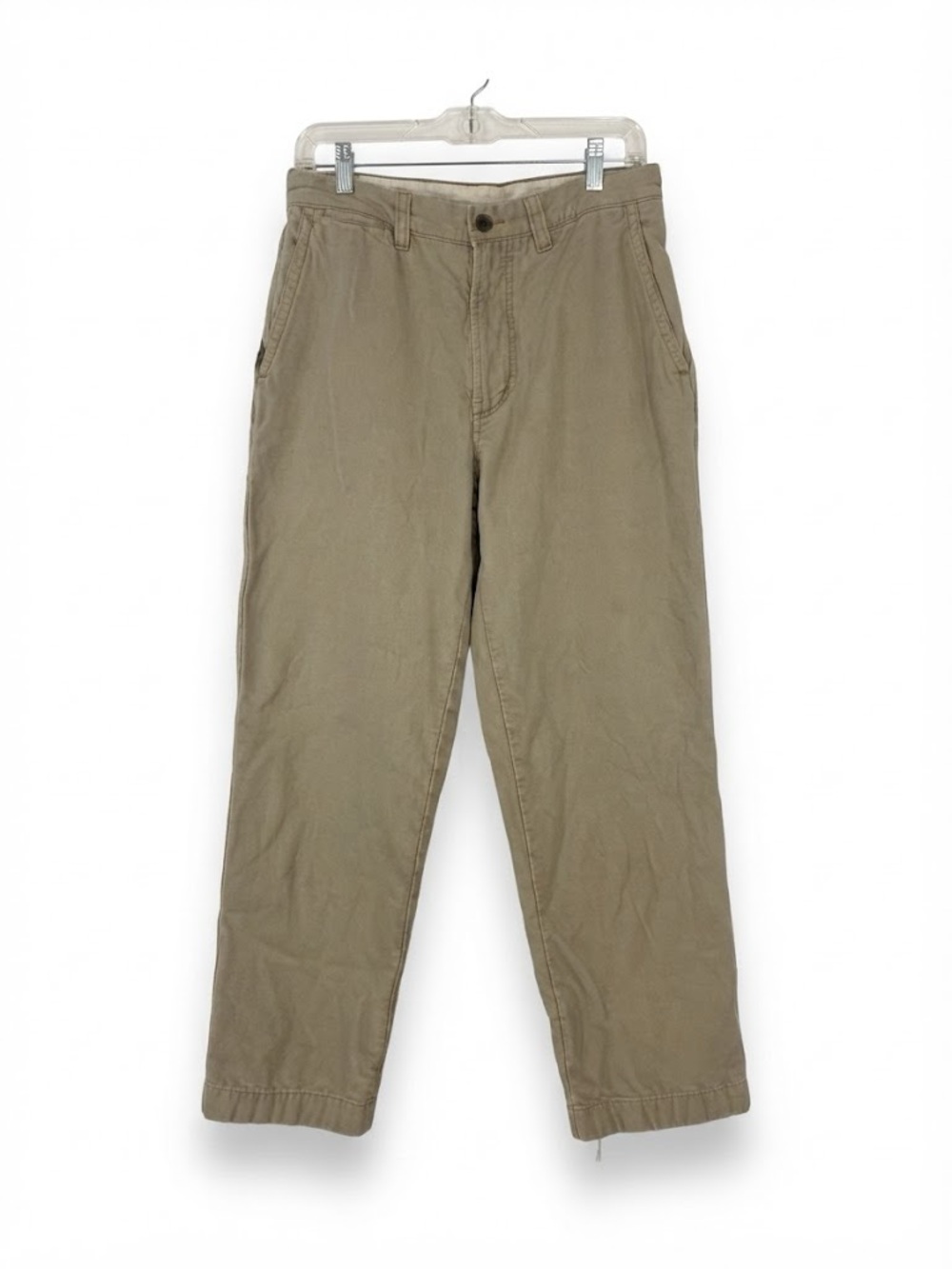 LL Bean Flannel Lined Chinos Pants Trousers Cargos